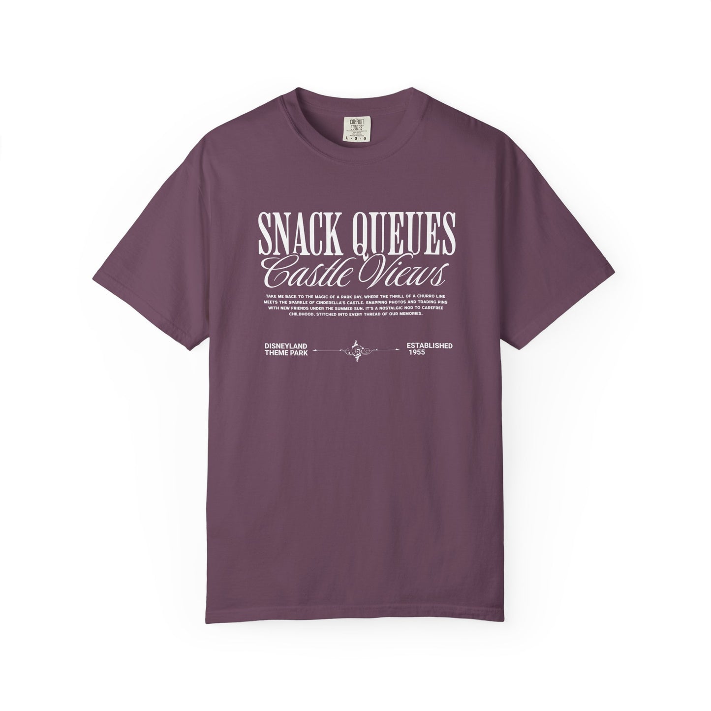 Snack Queues Castle Views T-Shirt