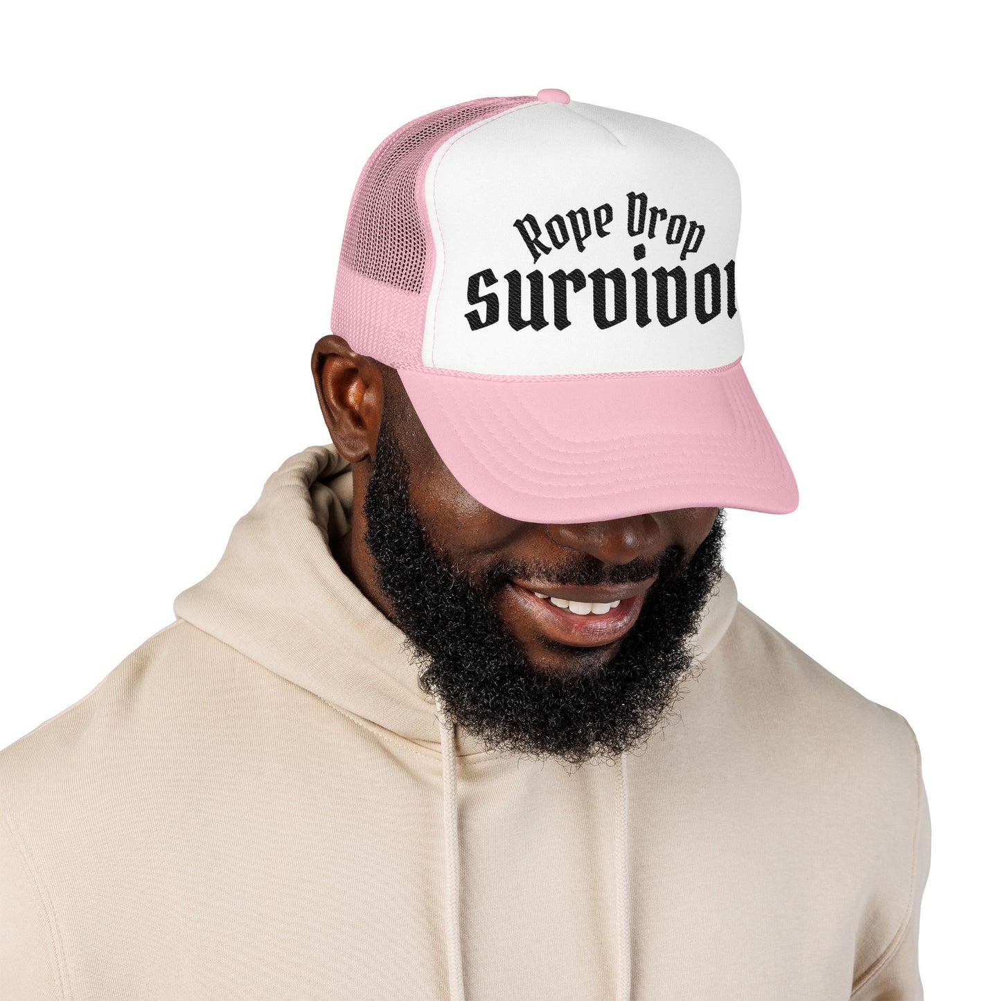 Rope Drop Survivor Embroidered Trucker Hat