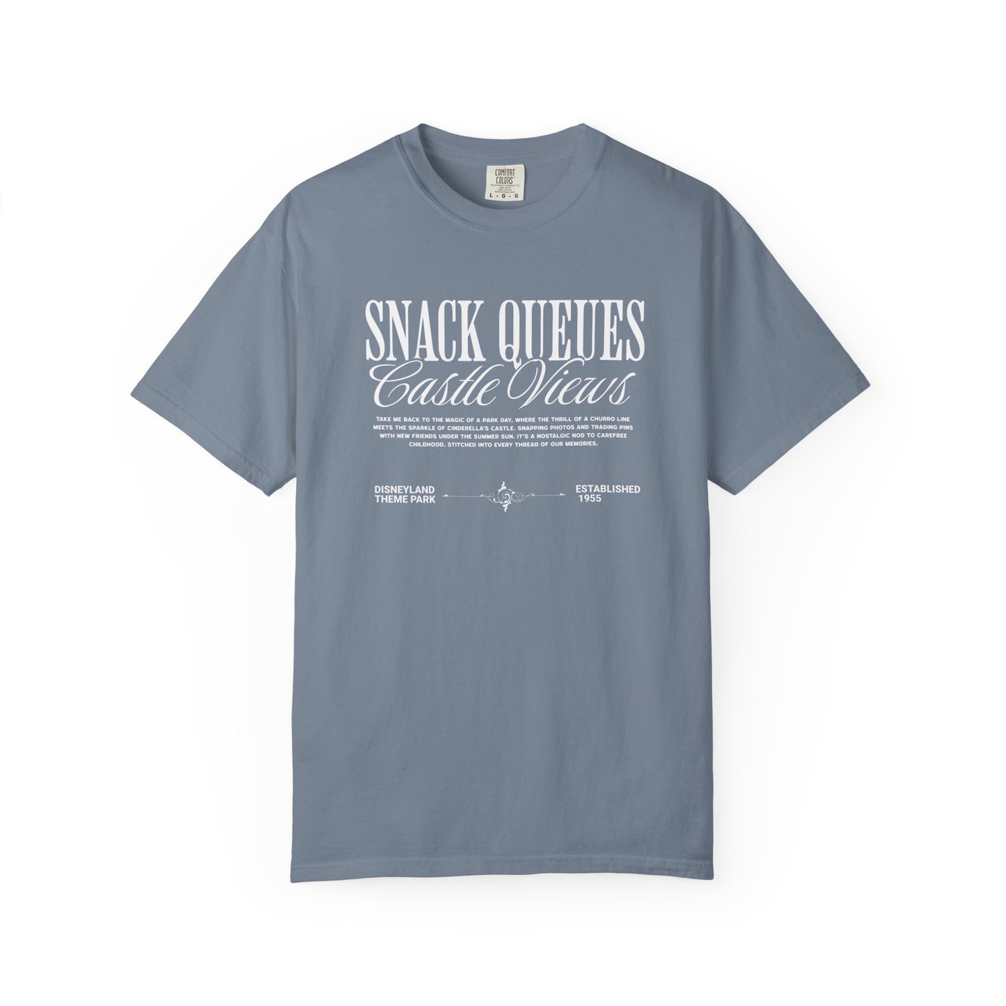 Snack Queues Castle Views T-Shirt