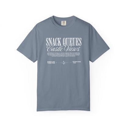 Snack Queues Castle Views T-Shirt