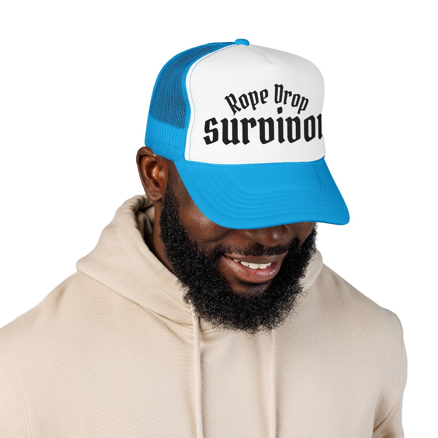 Rope Drop Survivor Embroidered Trucker Hat