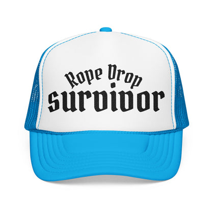 Rope Drop Survivor Embroidered Trucker Hat