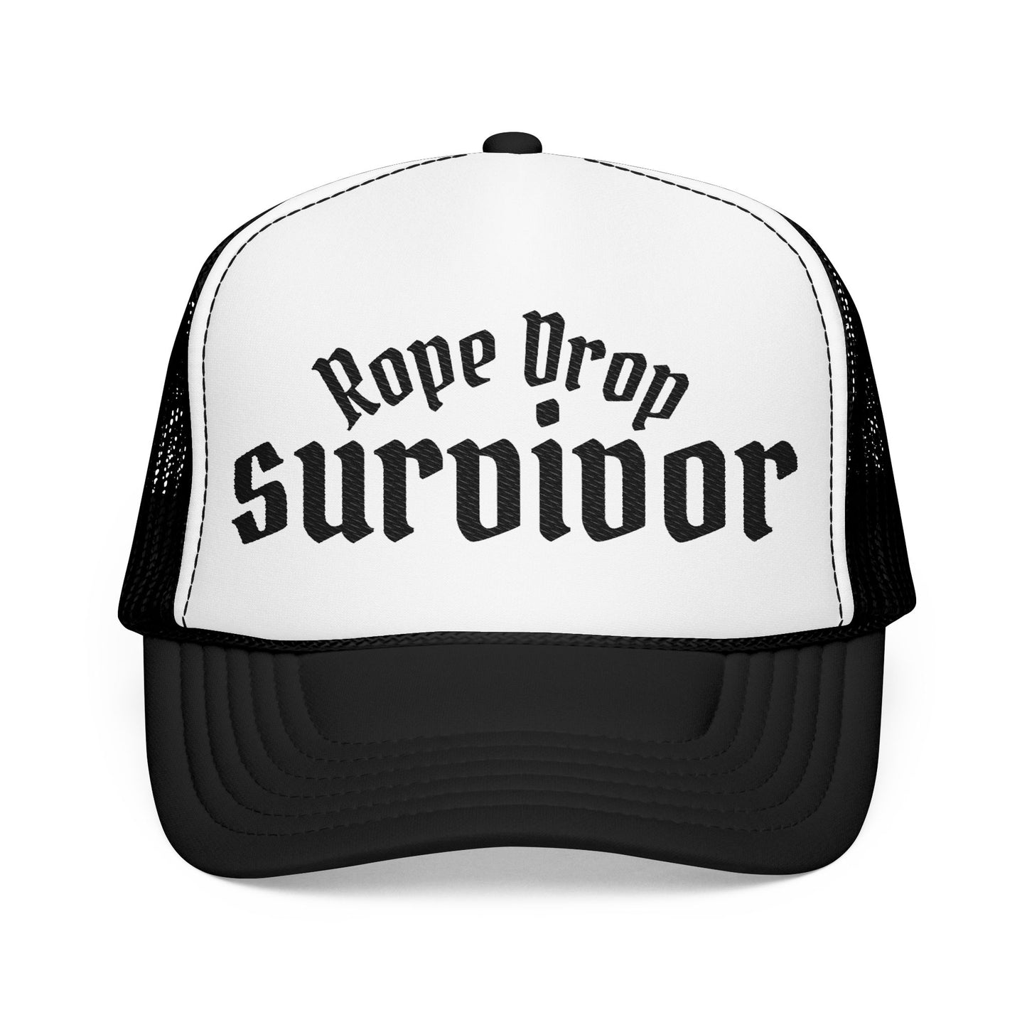 Rope Drop Survivor Embroidered Trucker Hat