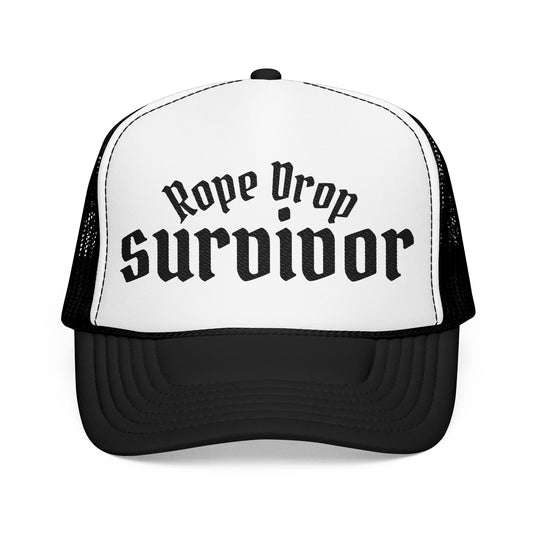 Rope Drop Survivor Embroidered Trucker Hat