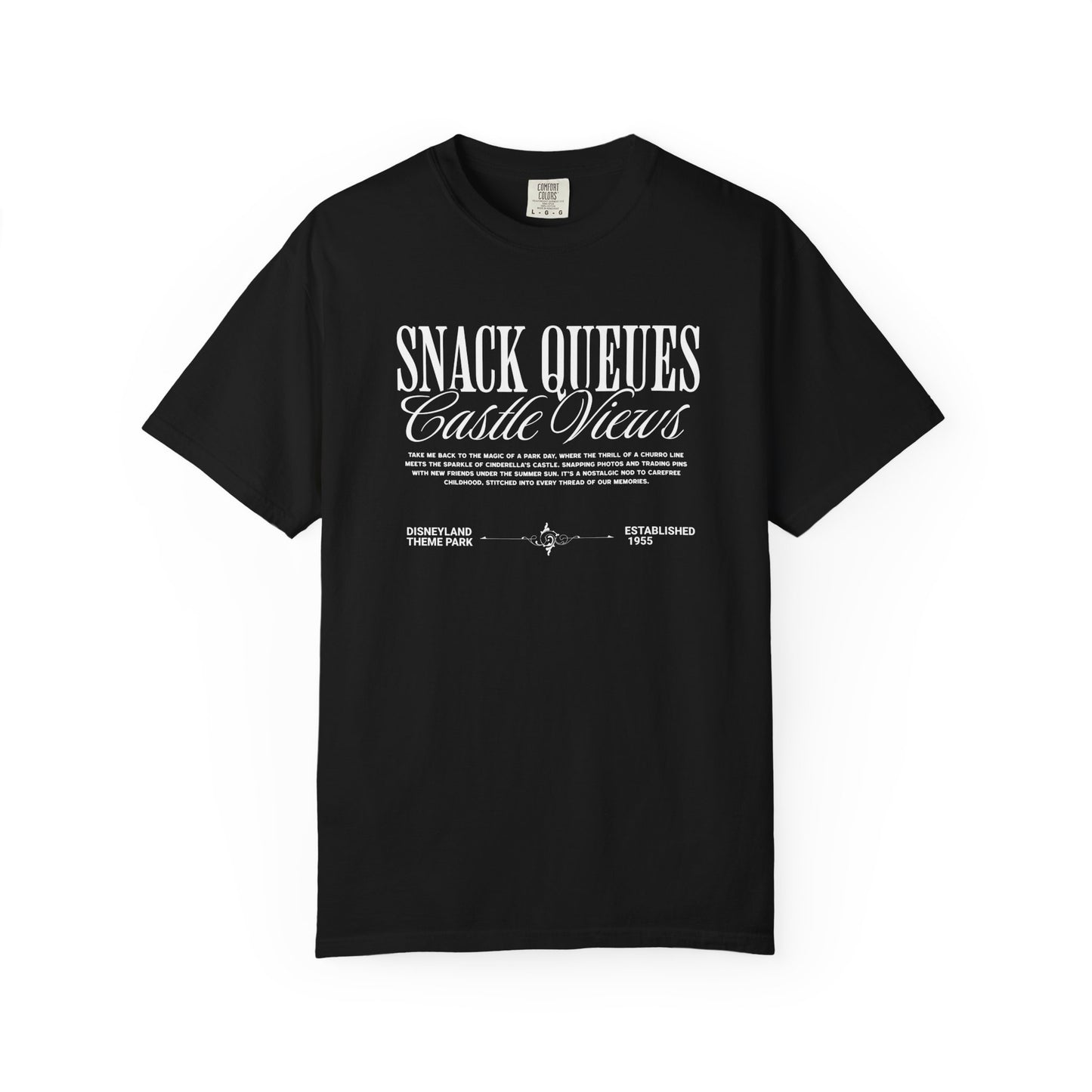 Snack Queues Castle Views T-Shirt