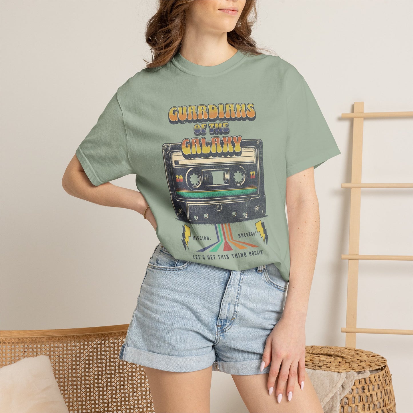 Guardians of the Galaxy Retro Cassette T-Shirt